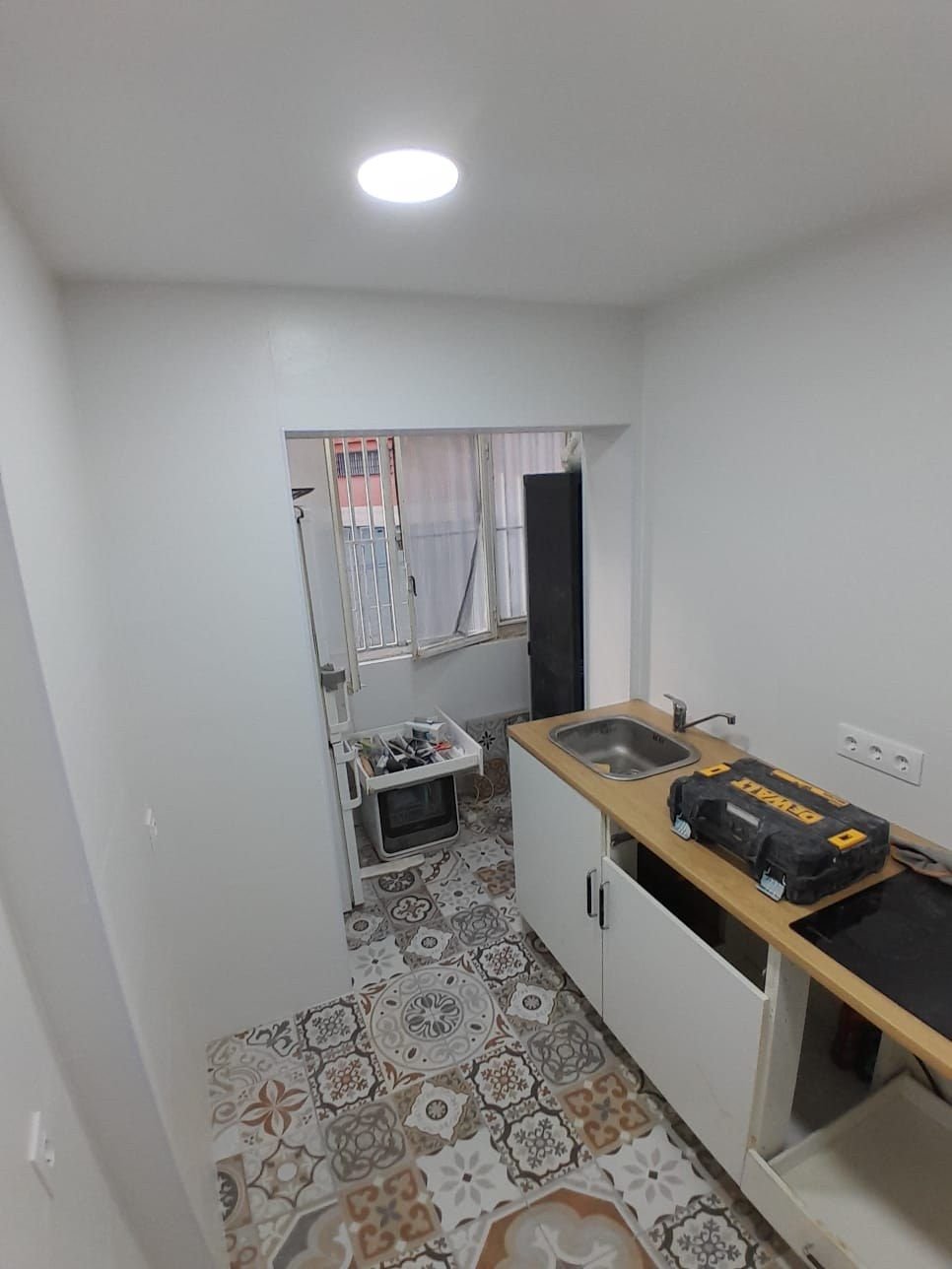 Cocina en montaje